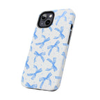 Lacey Baby Blue Ribbons Phone Case (Apple & Android)
