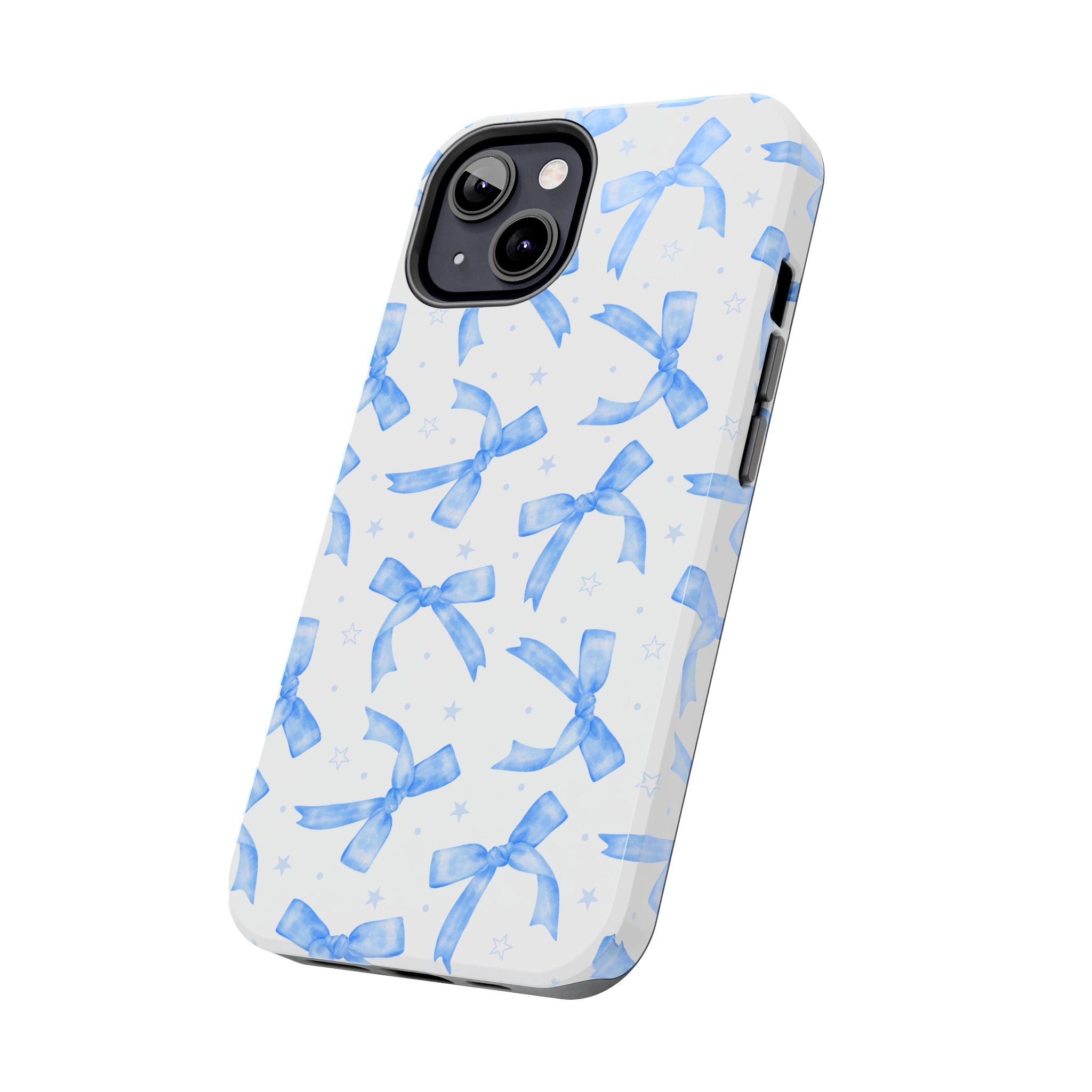 Lacey Baby Blue Ribbons Phone Case (Apple & Android)