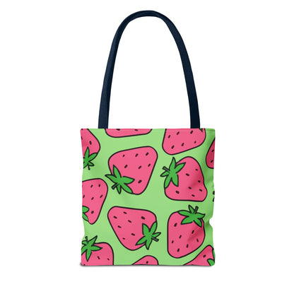 Cartoon Strawberries Tote Bag