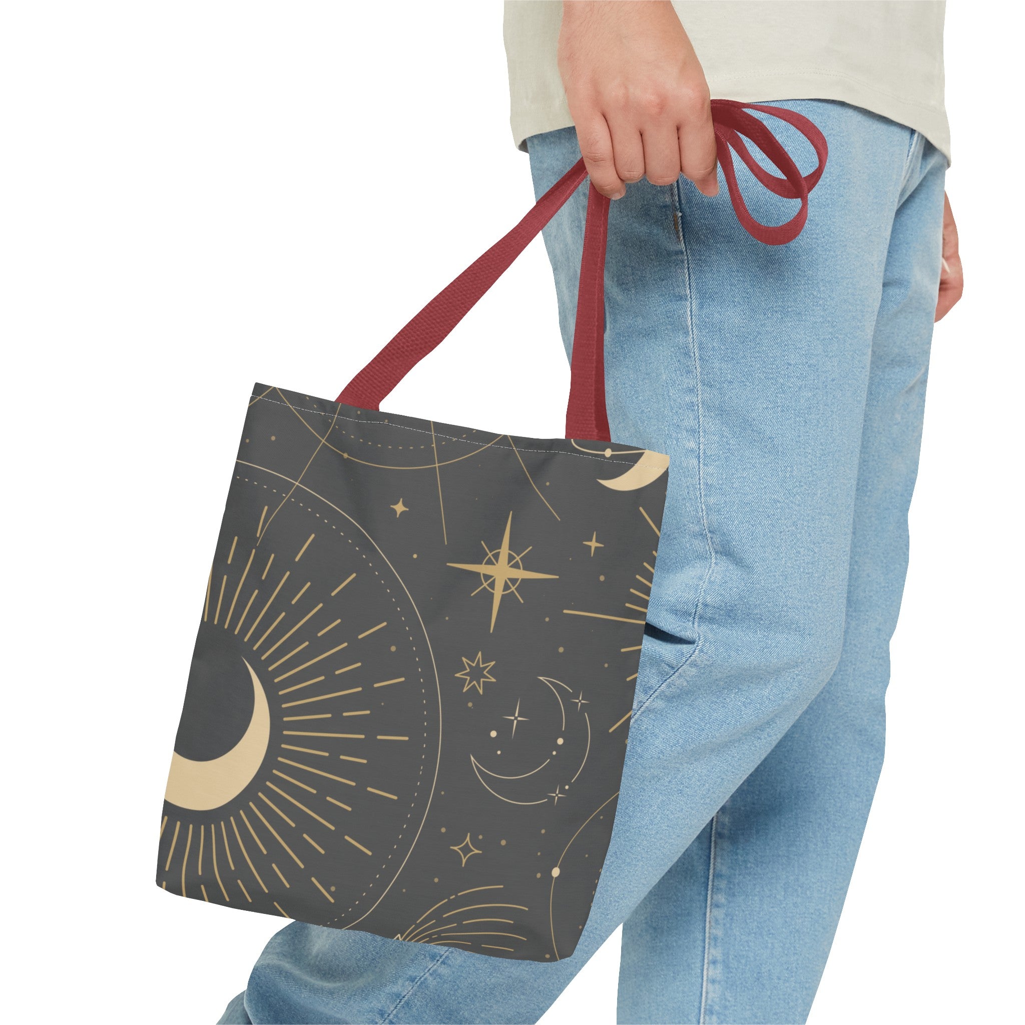 Sun & Moon Abstract Tote Bag