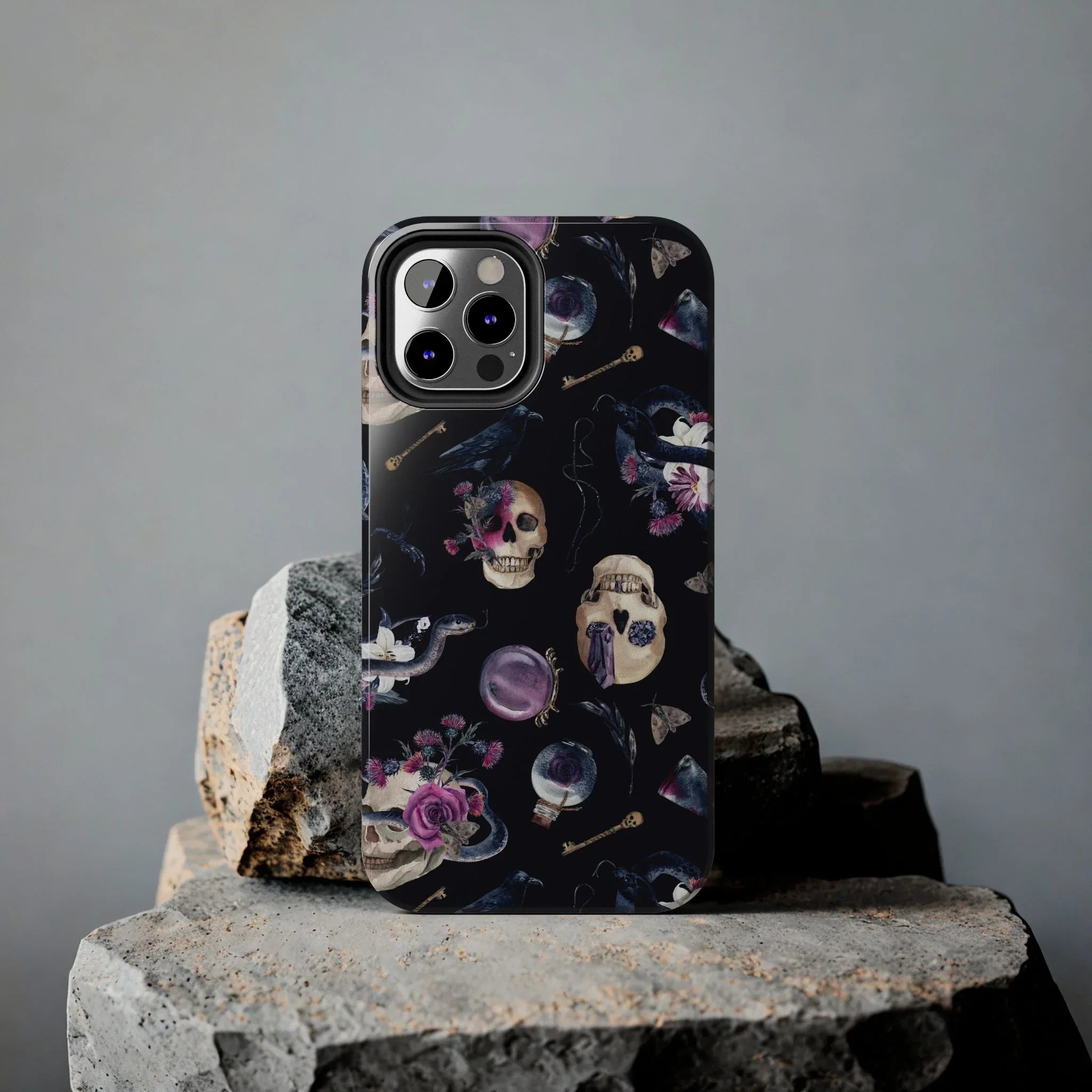 Gothic Witch Spells Phone Case (Apple & Android) - Pink Sweetheart