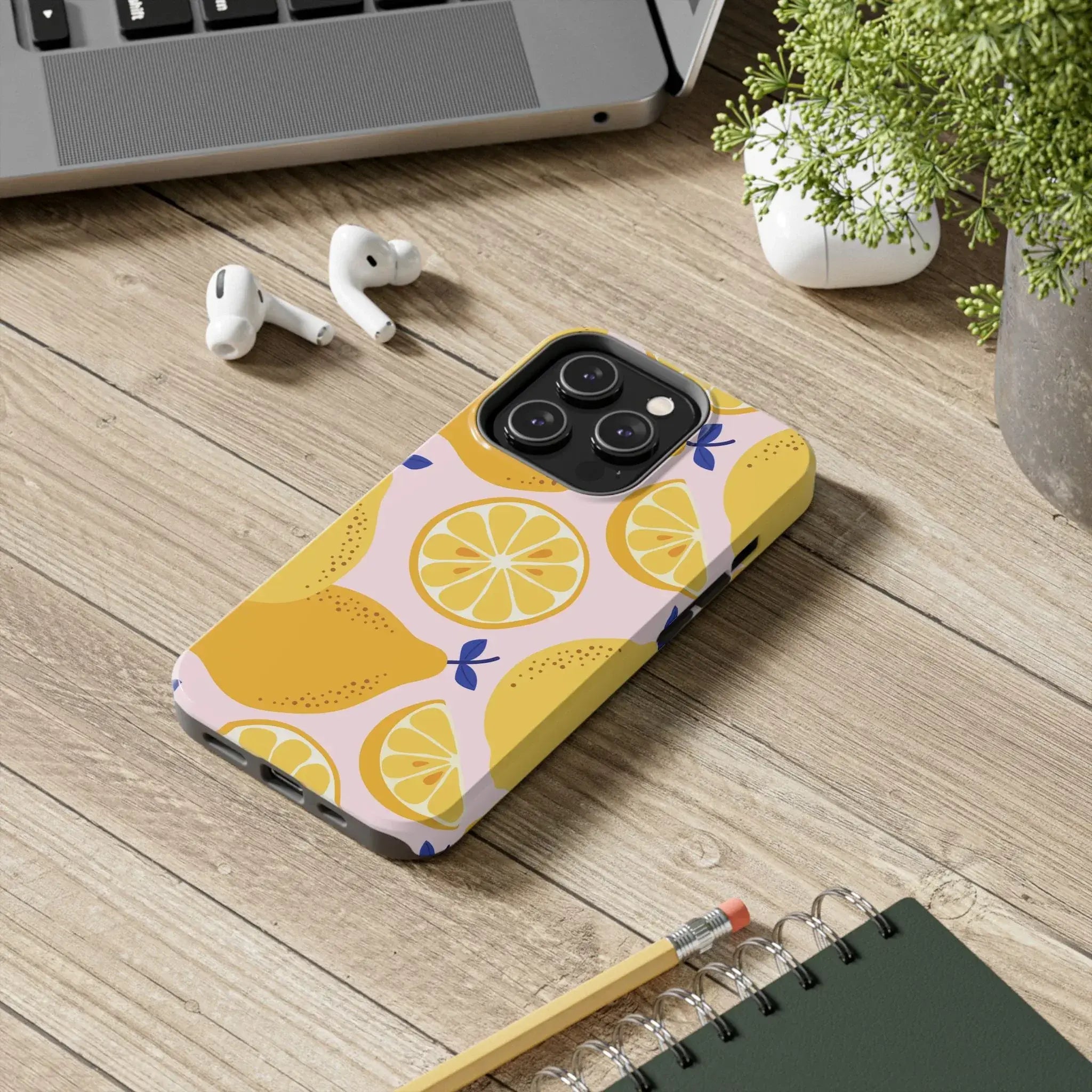Sour Lemon Drop Phone Case (Apple & Android) - Pink Sweetheart