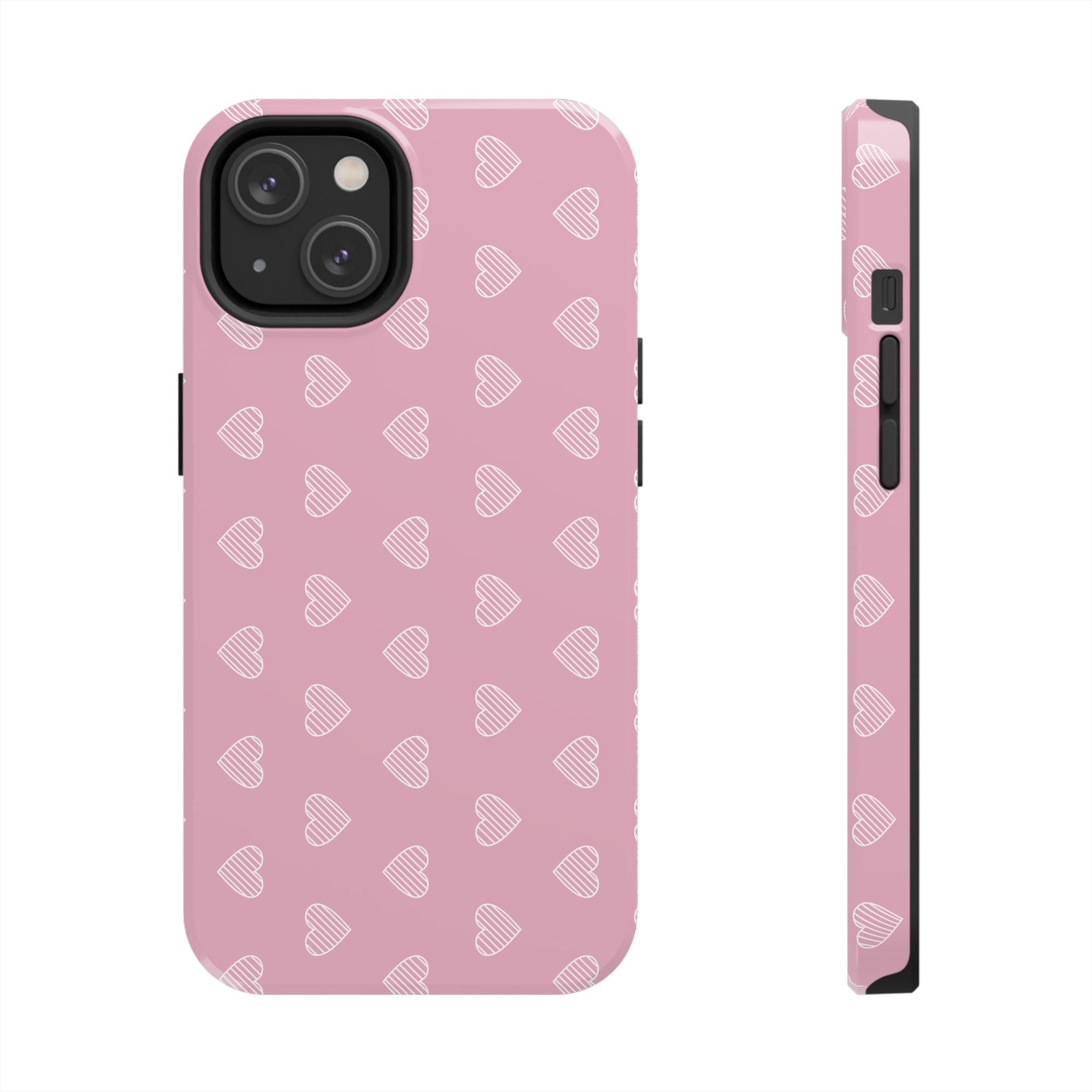Infinite Pink Hearts Phone Case (Apple & Android)