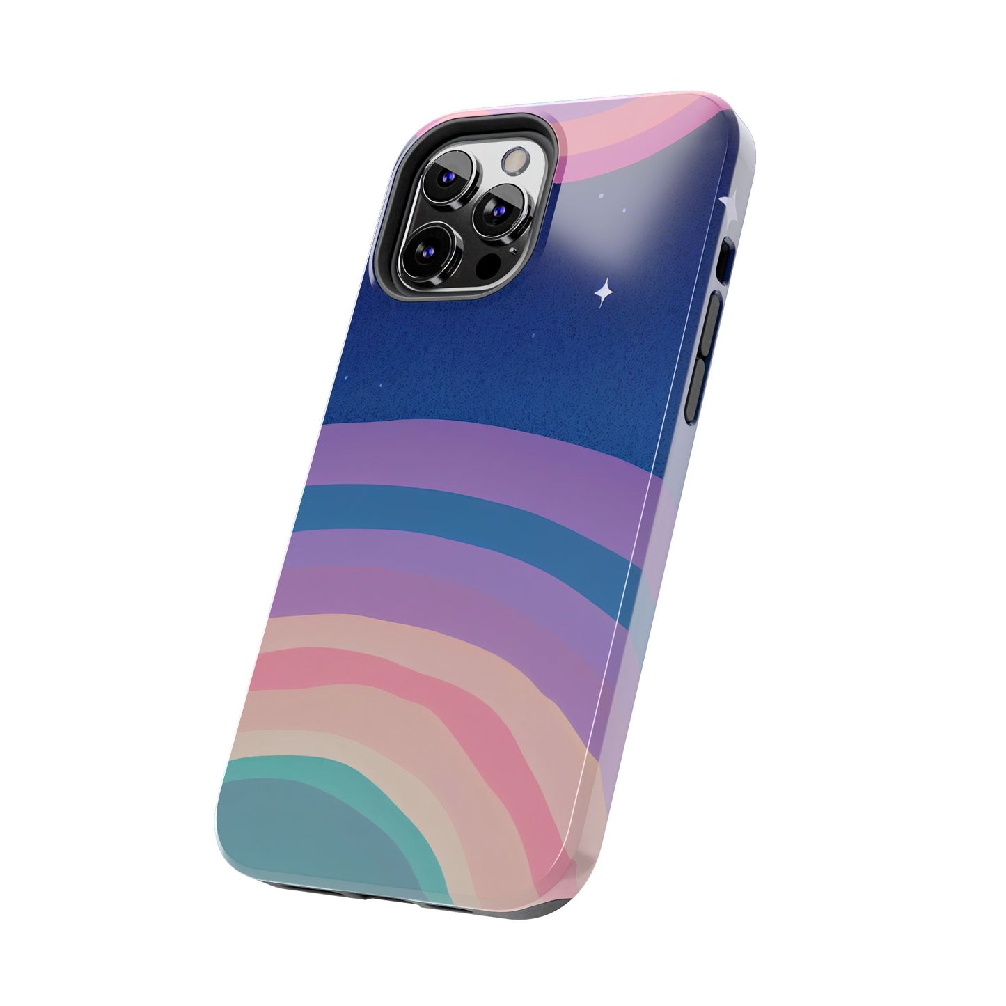 Midnight Rainbows Phone Case