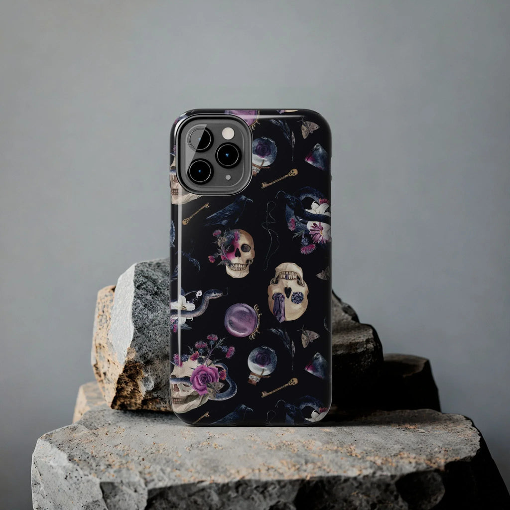 Gothic Witch Spells Phone Case (Apple & Android) - Pink Sweetheart