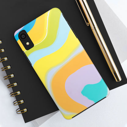 Colorful Pastel Marble Pattern Phone Case