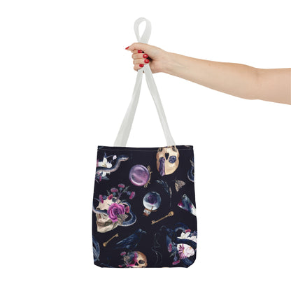 Gothic Floral Tote Bag