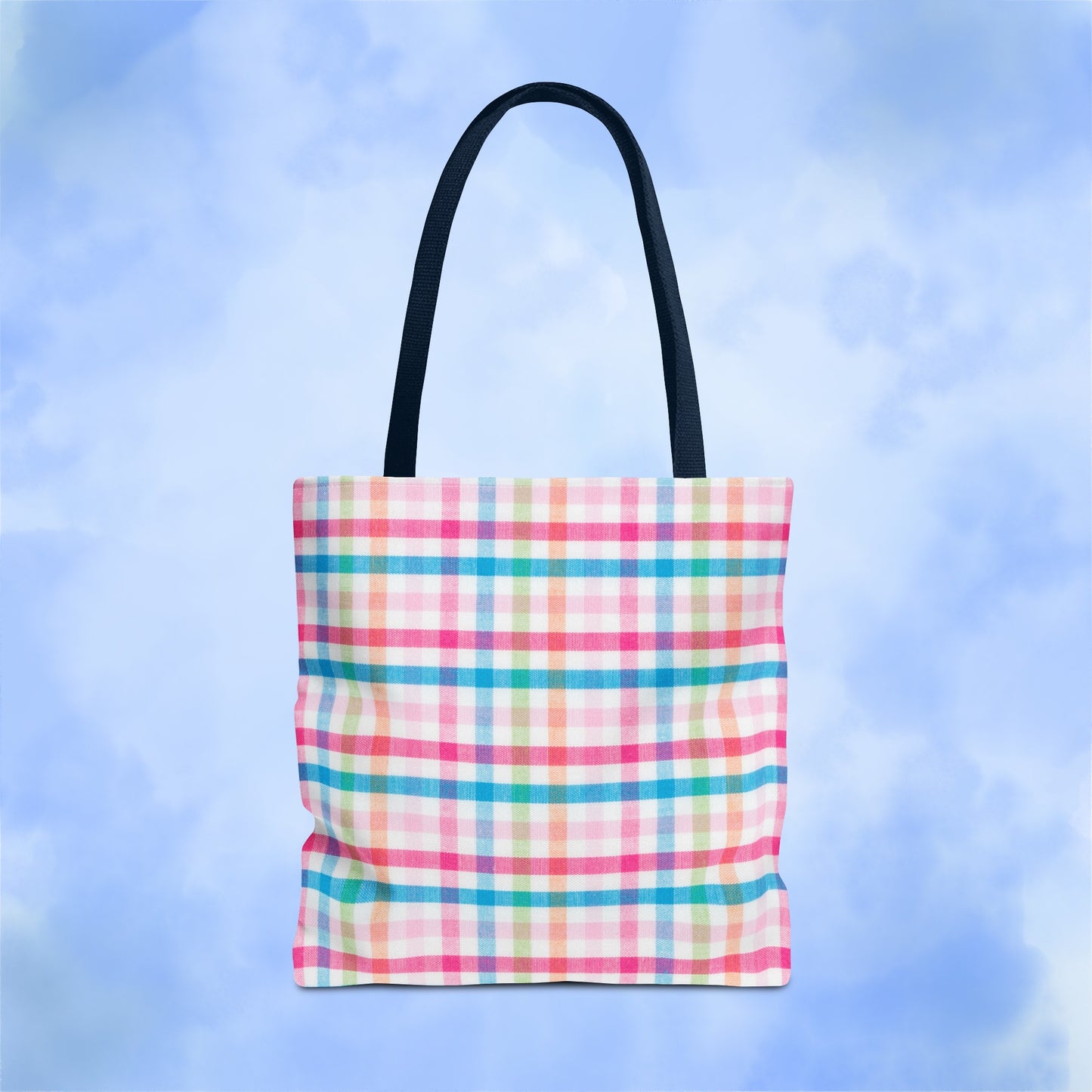 Colorful Rainbow Lines Tote Bag