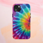 Groovy Tie Dye Phone Case (Apple & Android) - Pink Sweetheart