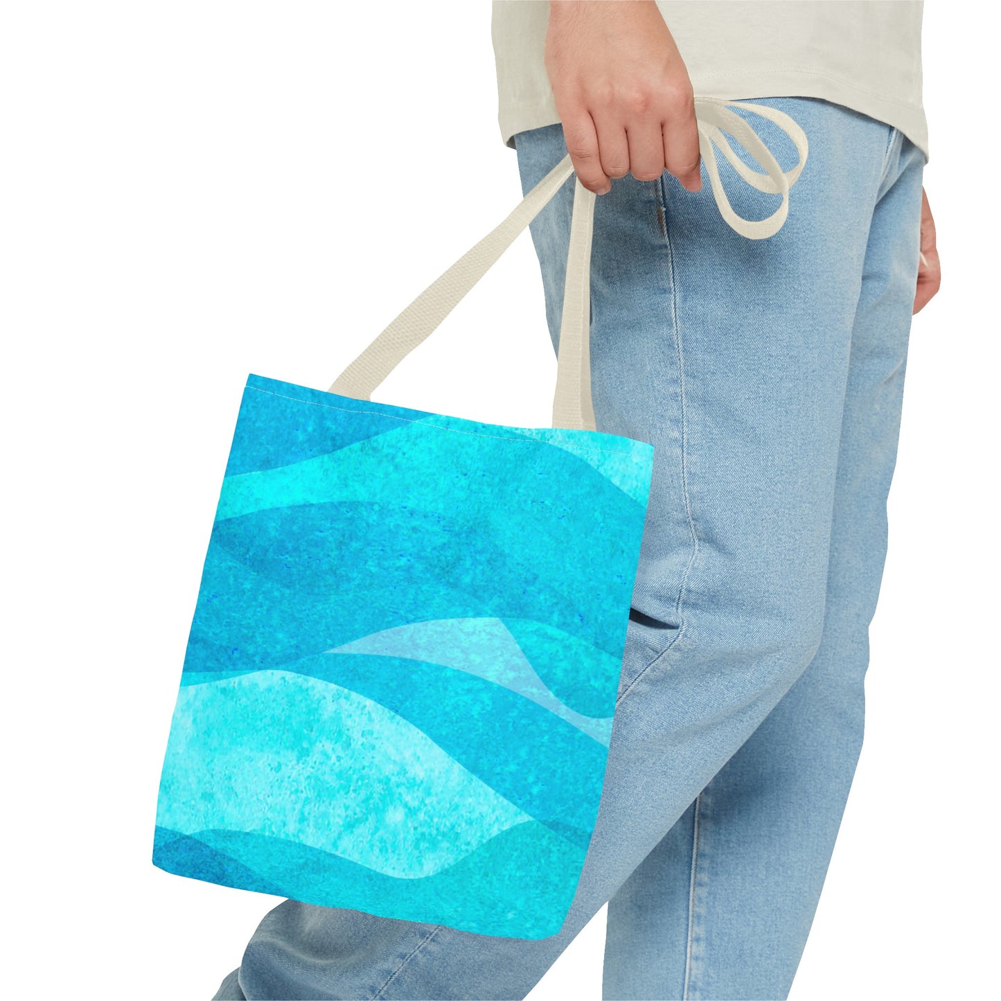 Blue Waves Tote Bag