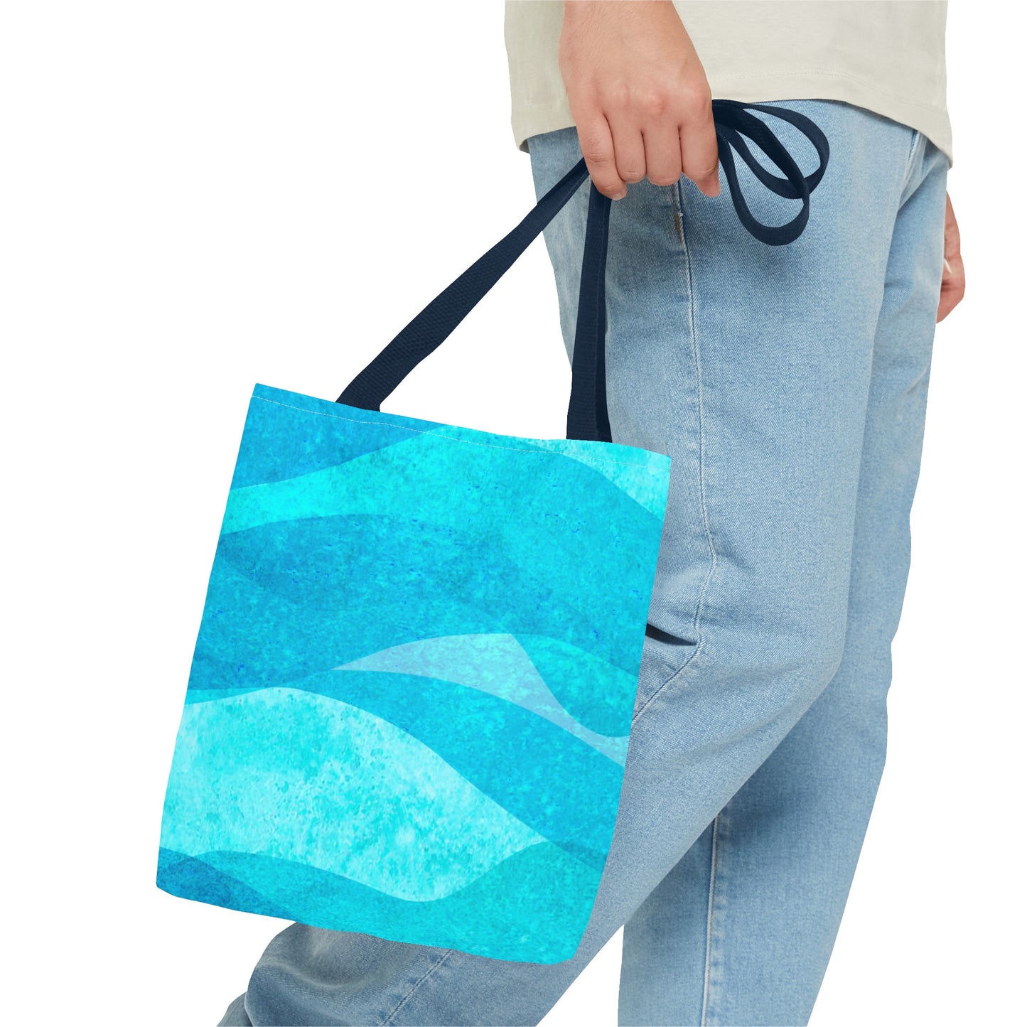 Blue Waves Tote Bag