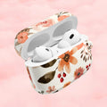 Cozy Fall Floral AirPod Case - Pink Sweetheart
