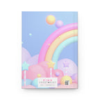 Kawaii Rainbow Galaxy Hardcover Matte Journal