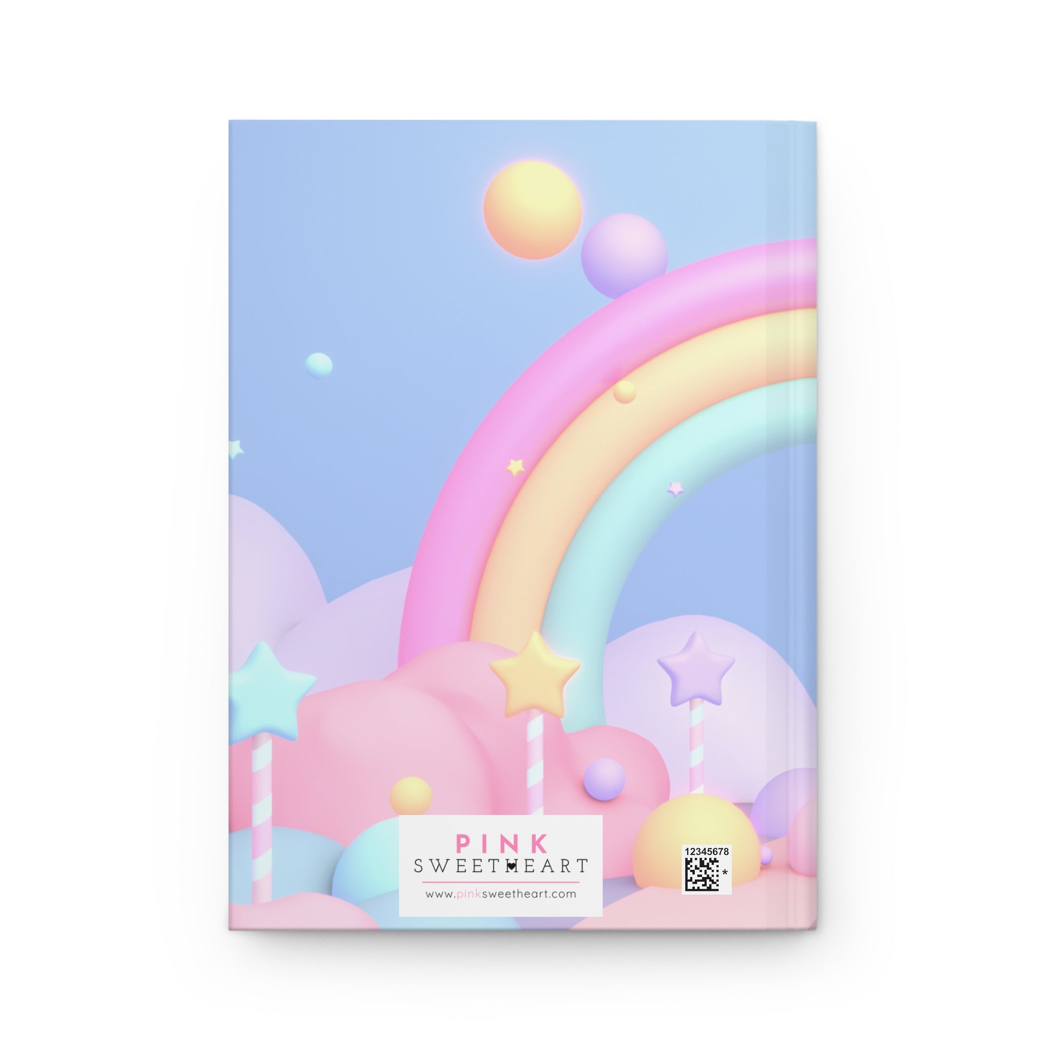 Kawaii Rainbow Galaxy Hardcover Matte Journal