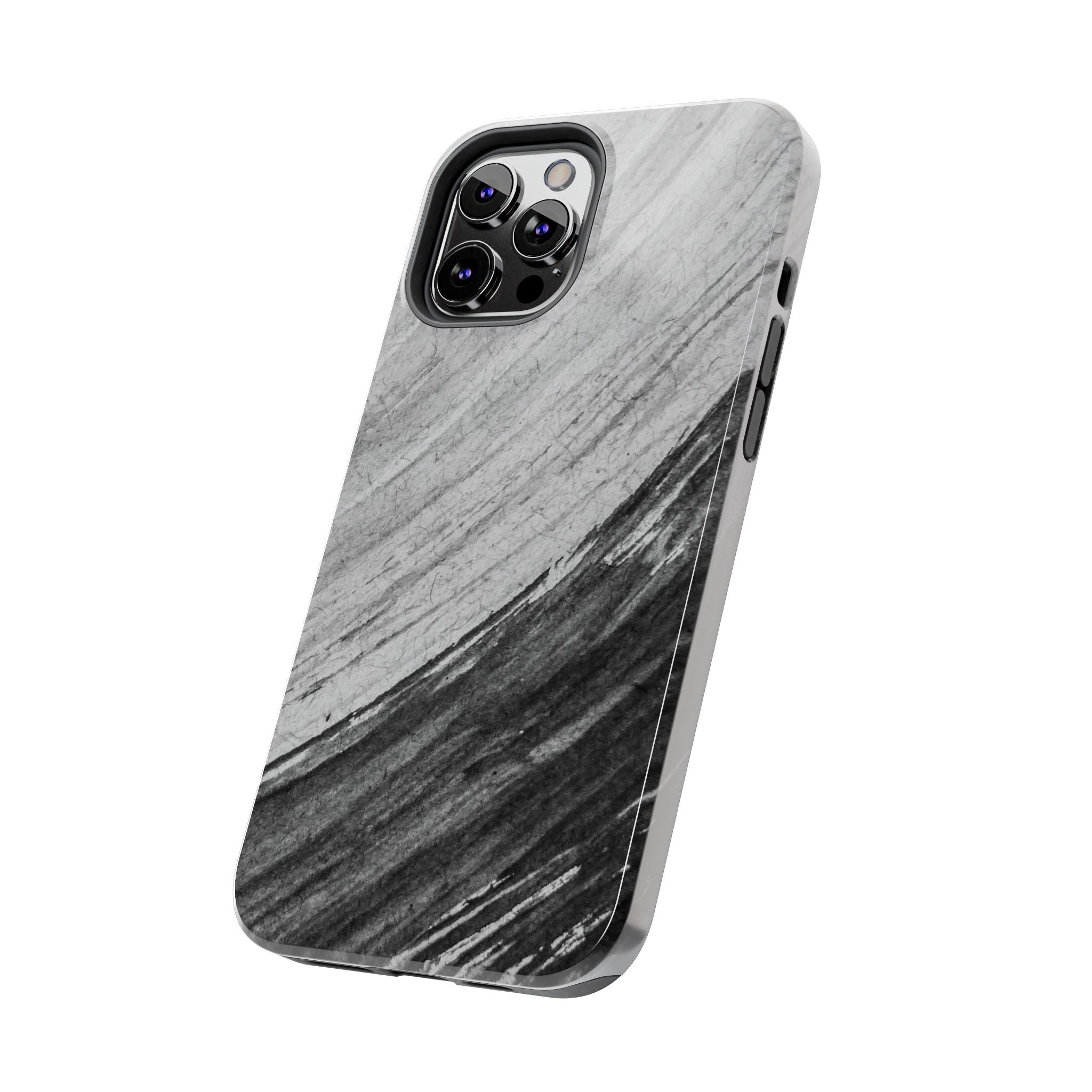 Black & Gray Phone Case (Apple & Android)