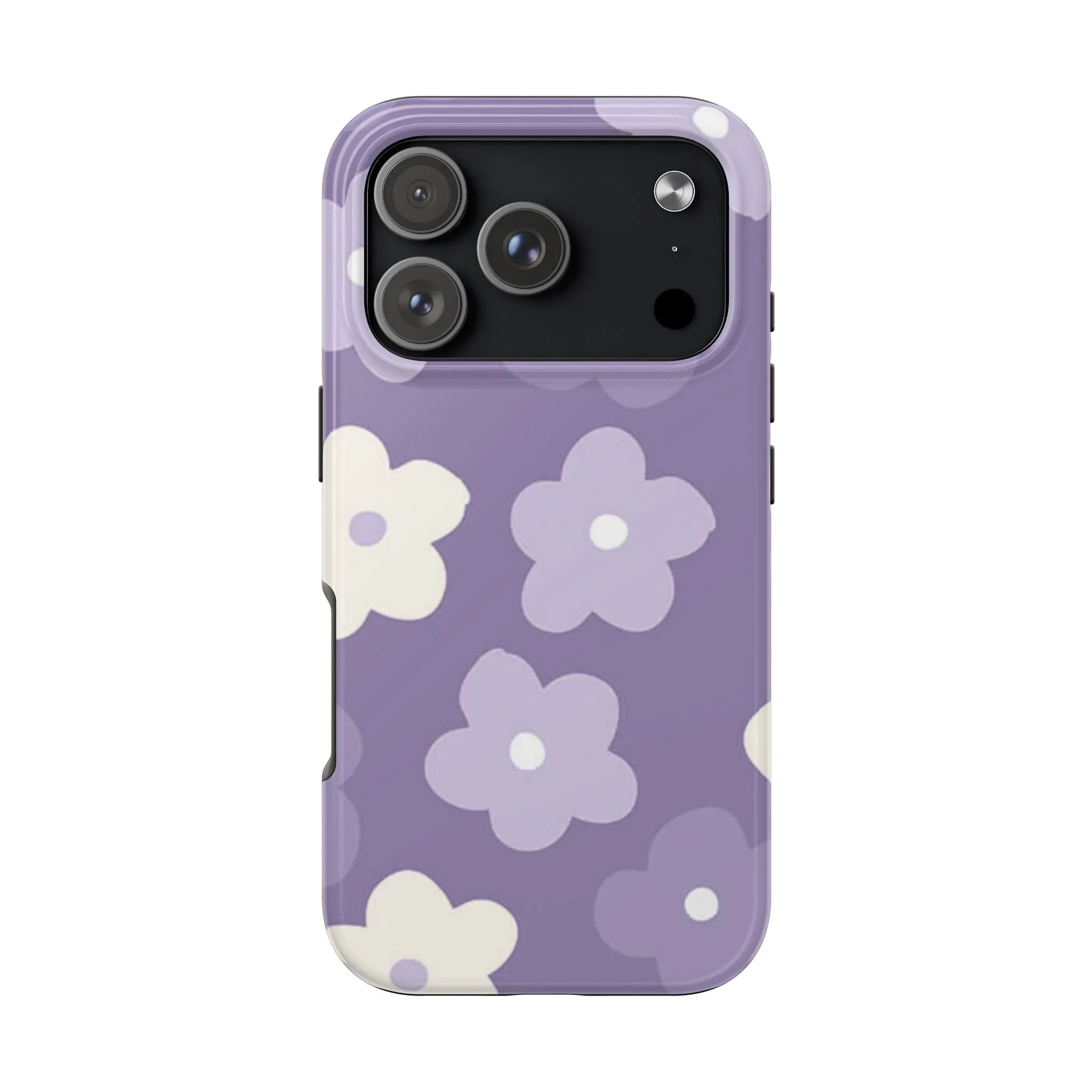 Pastel Purple Flowers Phone Case (Apple & Android) - Pink Sweetheart