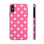 Pink Polka Dot Phone Case (Apple & Android)
