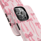 Pink Bow Ribbons Phone Case (Apple & Android)