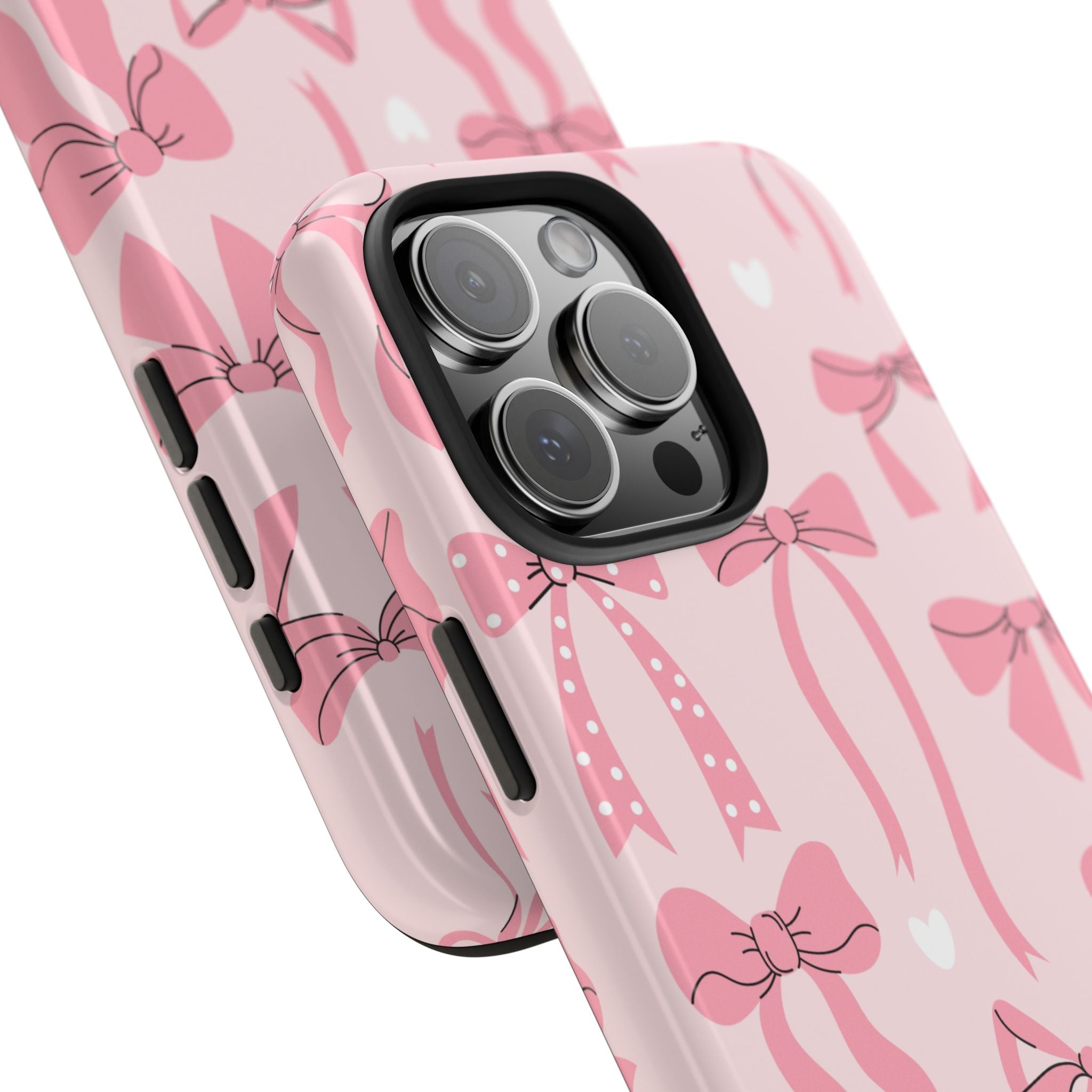 Pink Bow Ribbons Phone Case (Apple & Android)