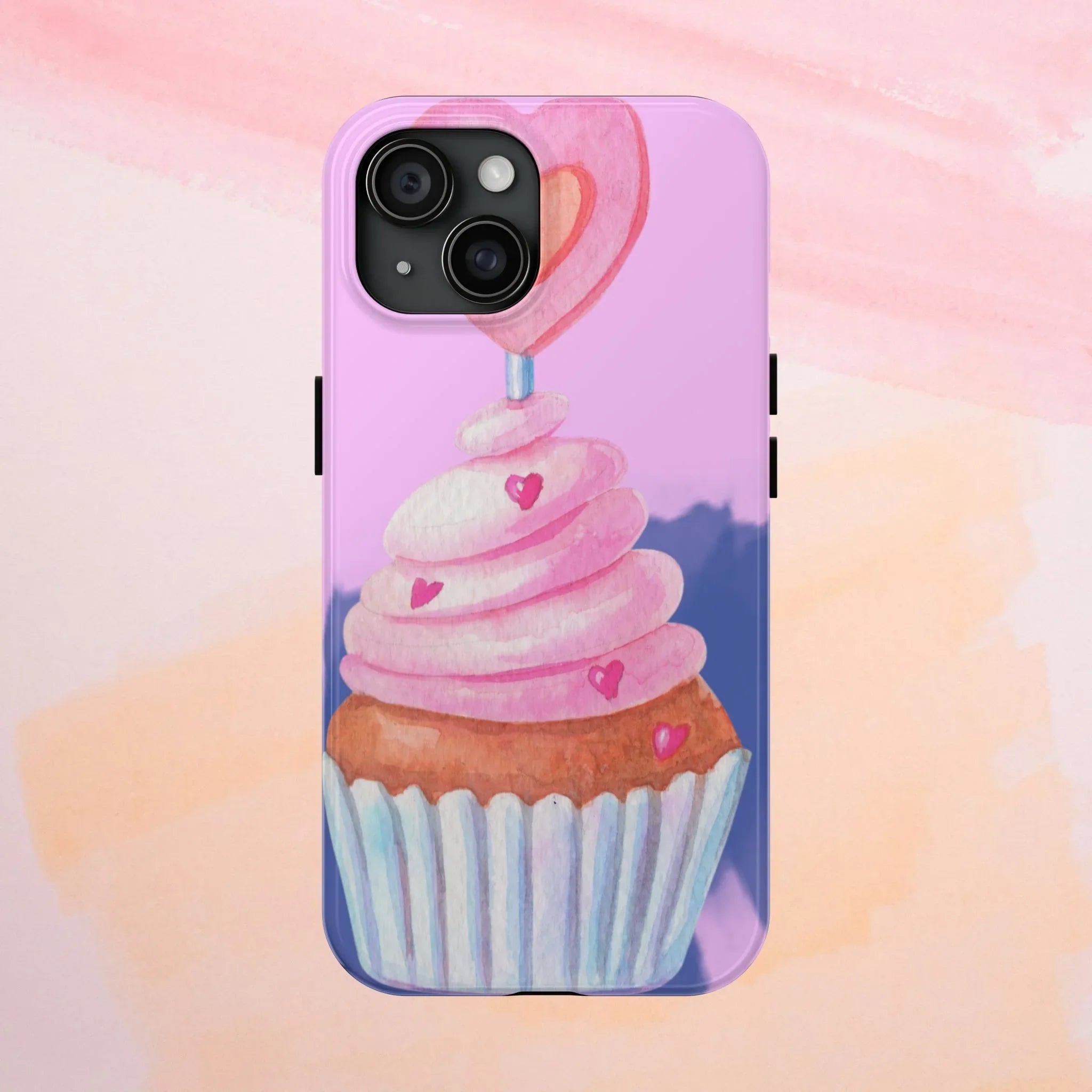 Cutie Cupcake Phone Case (Apple & Android) - Pink Sweetheart