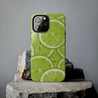 Green Citrus Lime Phone Case (Apple & Android) - Pink Sweetheart