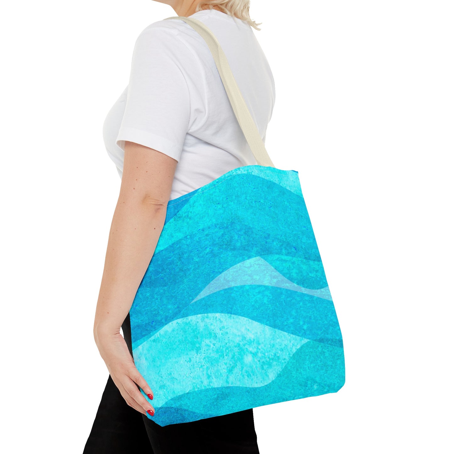 Blue Waves Tote Bag