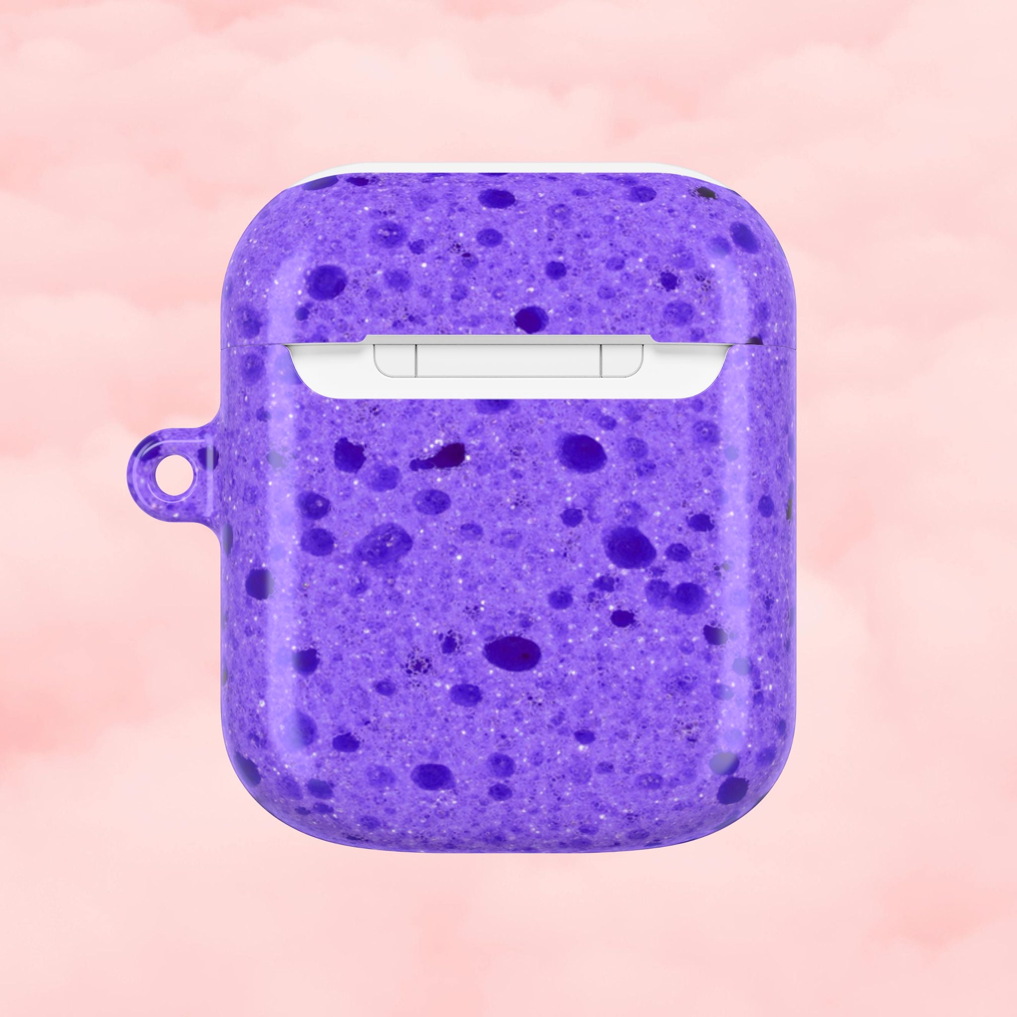 Purple Sponge AirPod Case