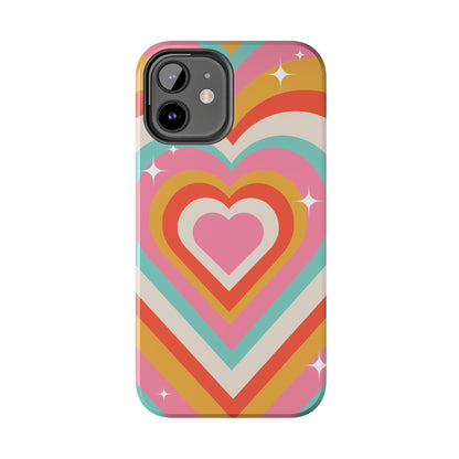 Psychedelic Hearts Phone Case