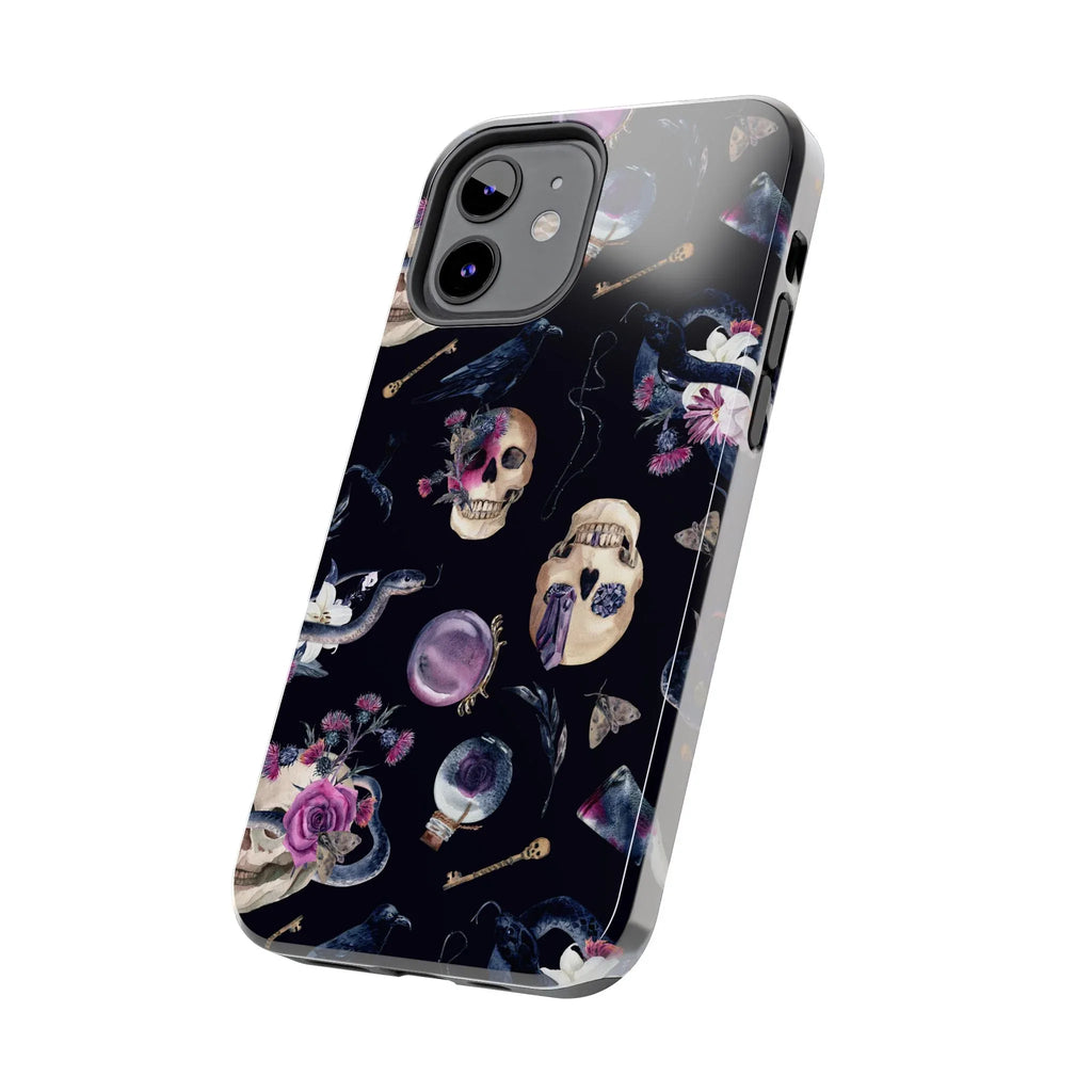 Gothic Witch Spells Phone Case (Apple & Android) - Pink Sweetheart
