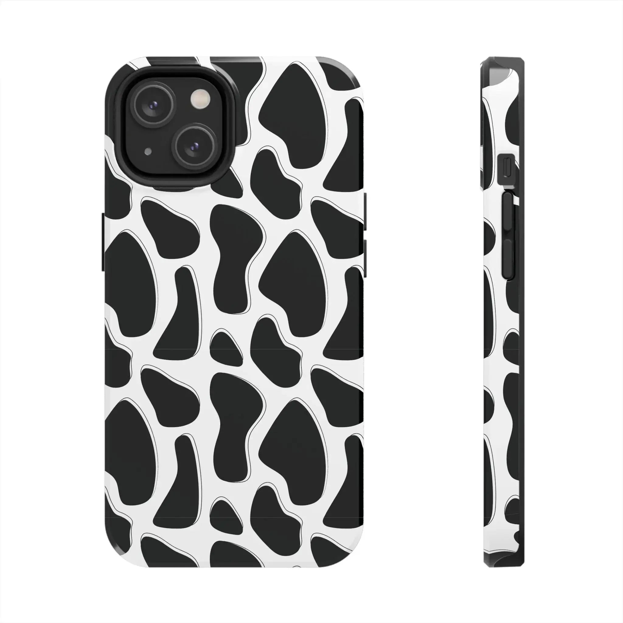 Spotted Animal Print Phone Case (Apple & Android) - Pink Sweetheart