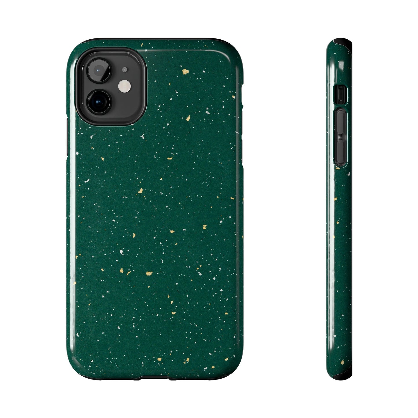 Emerald Gold Flecked Phone Case