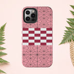 Geometric Kimono Tough Phone Case (Apple & Android) - Pink Sweetheart