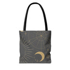 Sun & Moon Abstract Tote Bag