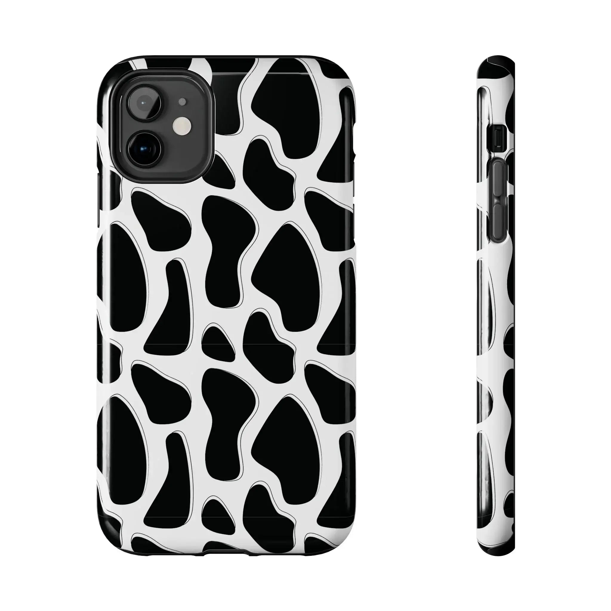 Spotted Animal Print Phone Case (Apple & Android) - Pink Sweetheart