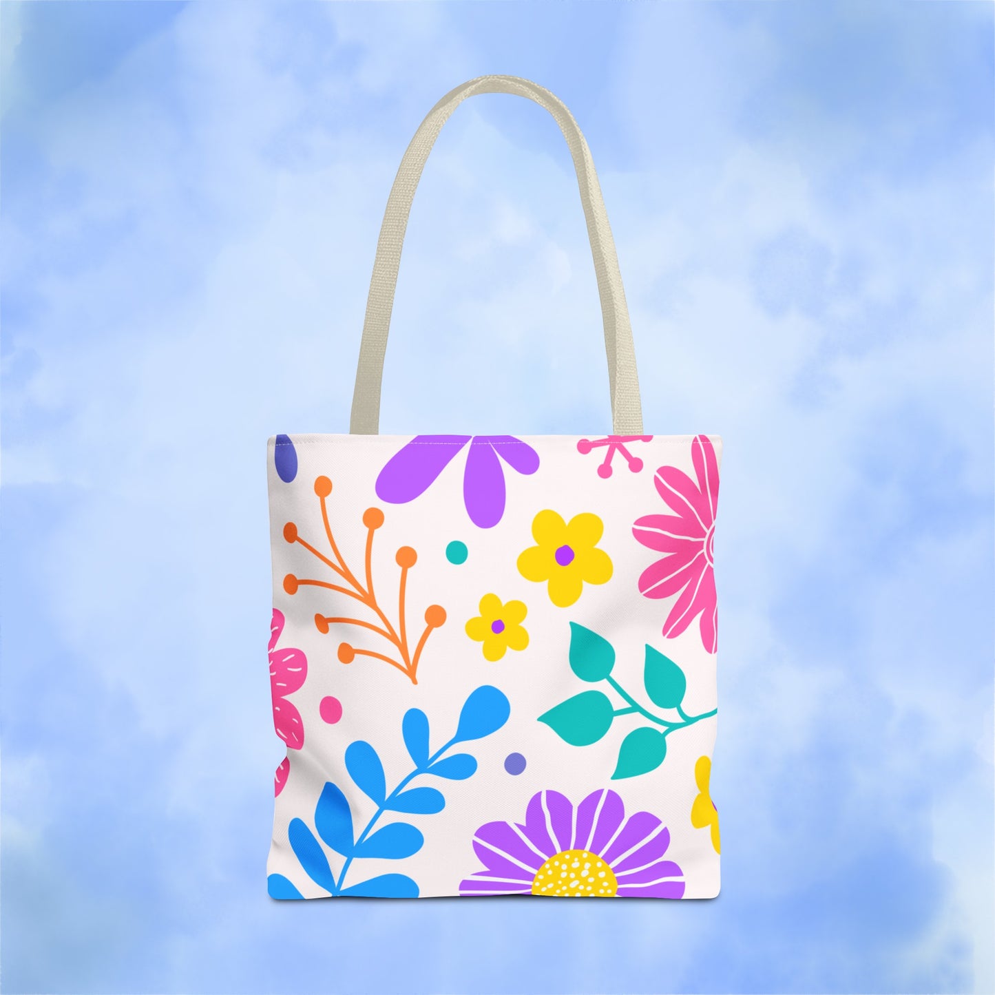 Fun Florals Tote Bag