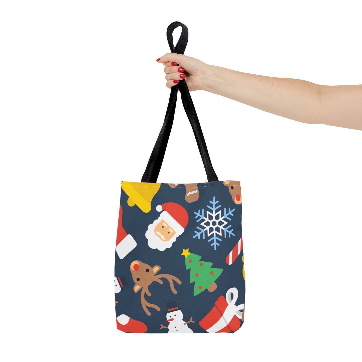 Jolly Christmas Pattern Tote Bag