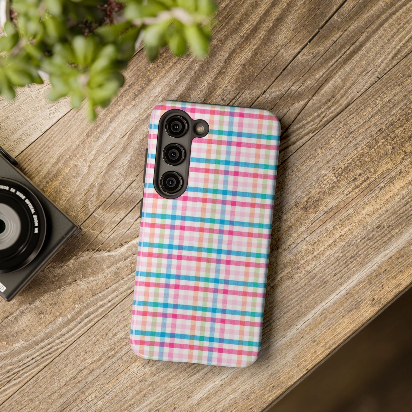 Checked Pattern Phone Case