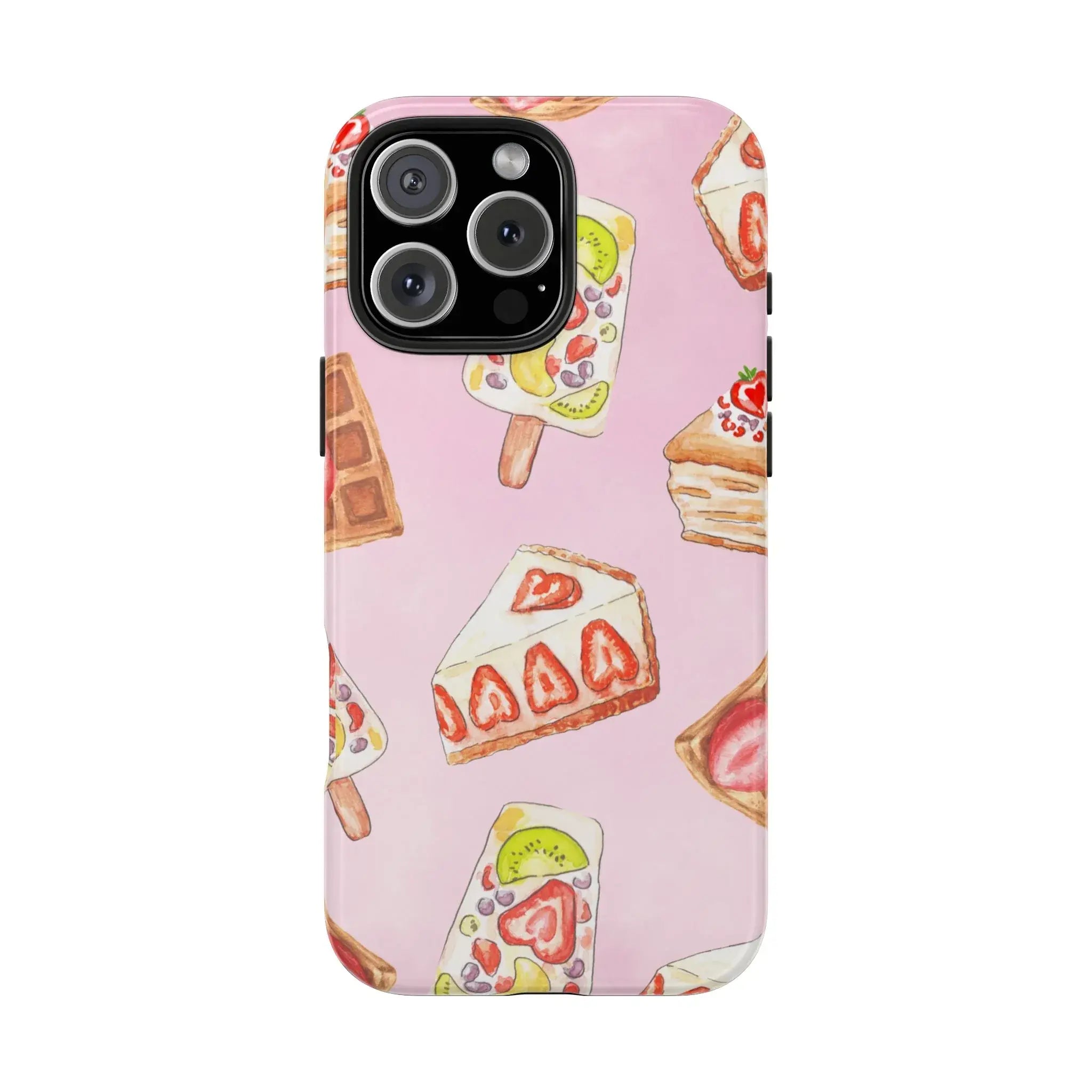Tasty Pastry Treats Phone Case (Apple & Android) - Pink Sweetheart