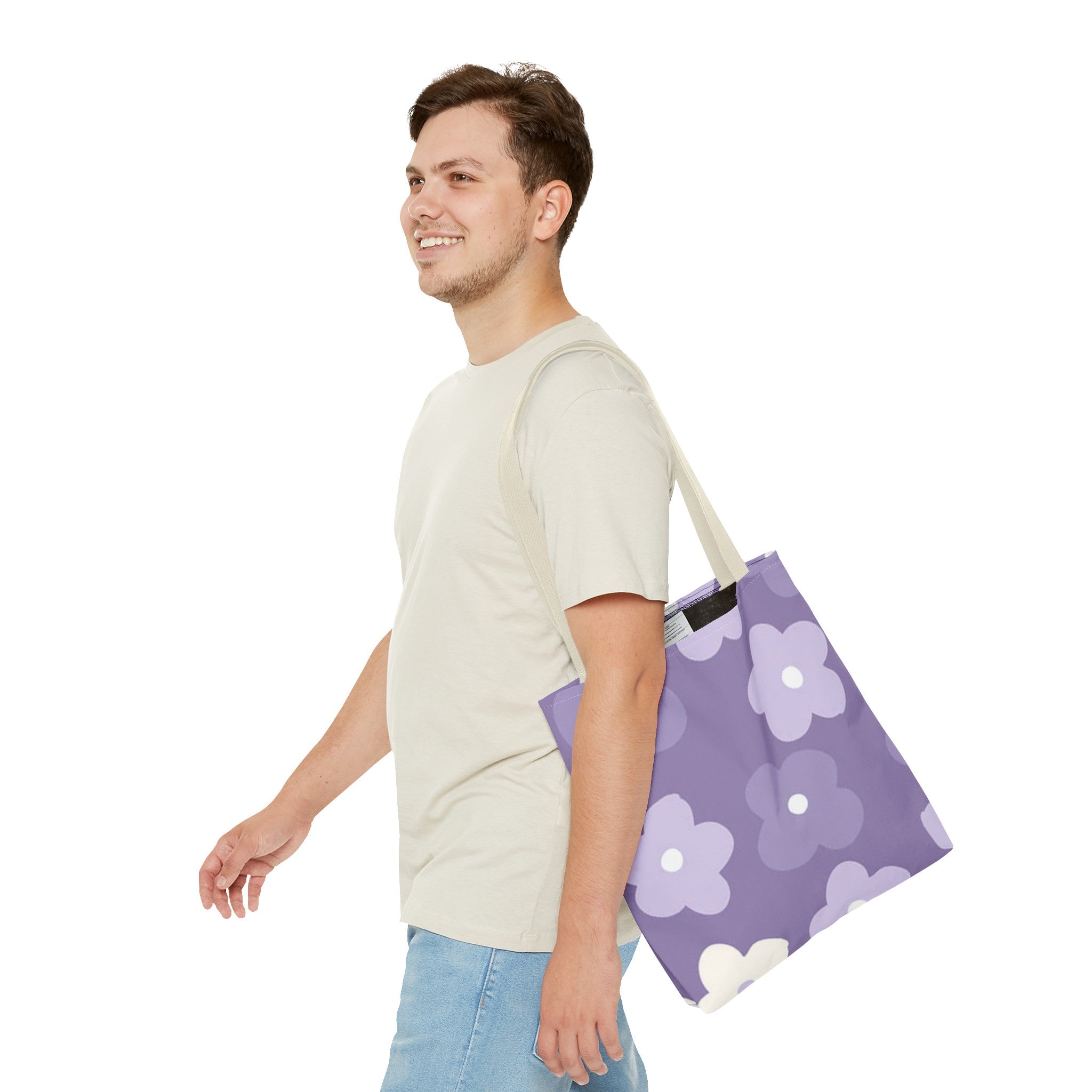 Pretty Purple Flowers Tote Bag