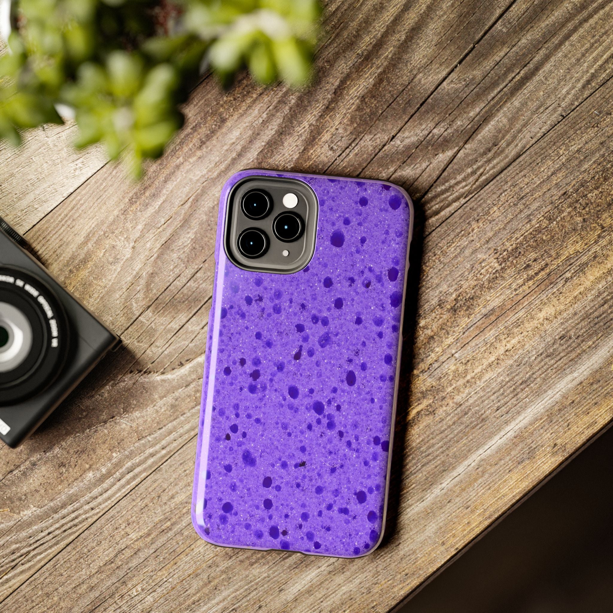 Purple Sponge Phone Case (Apple & Android)