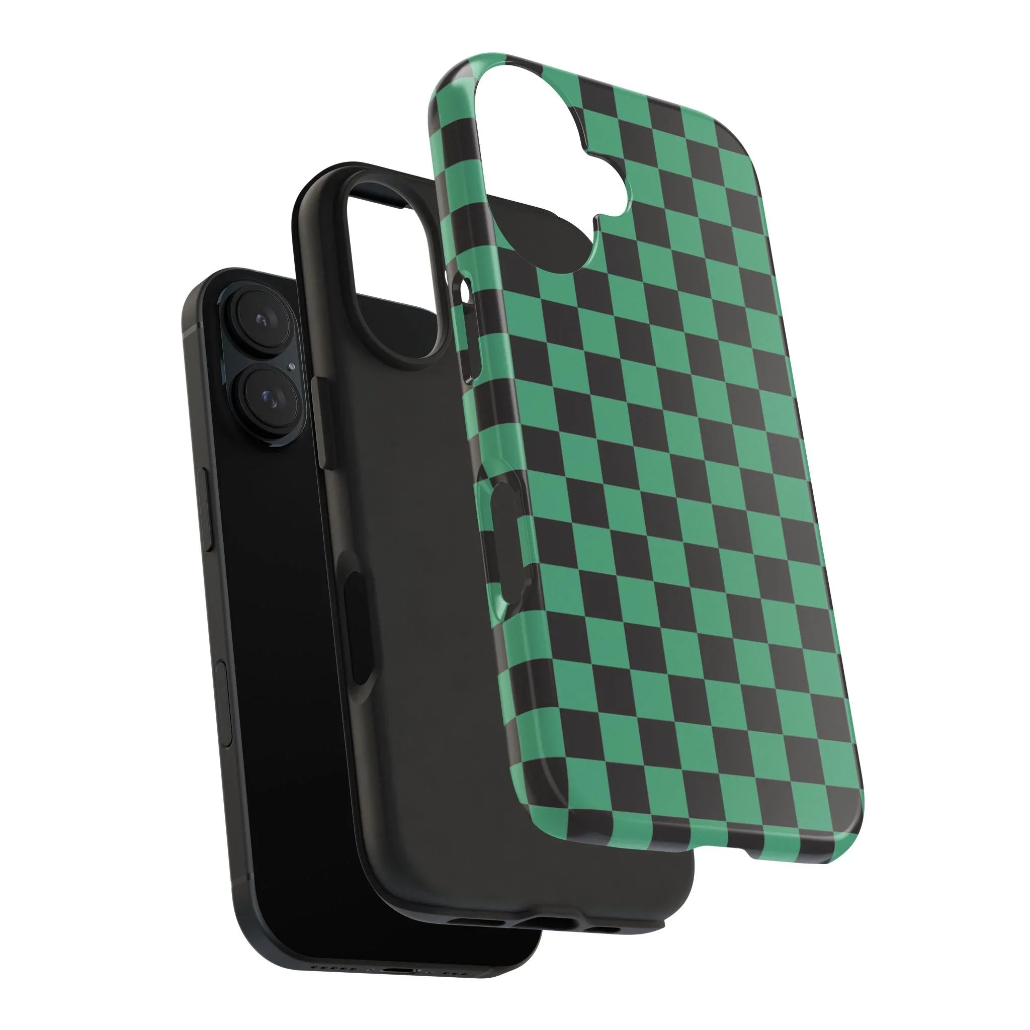 Checkered Kimono Tough Phone Case (Apple & Android) - Pink Sweetheart