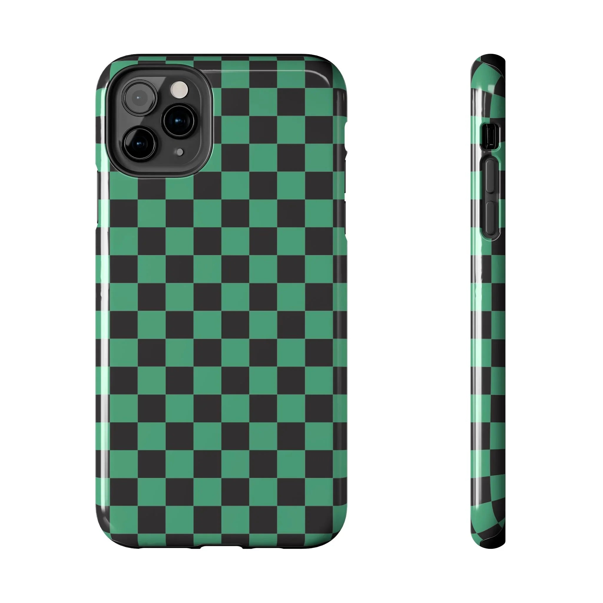 Checkered Kimono Tough Phone Case (Apple & Android) - Pink Sweetheart