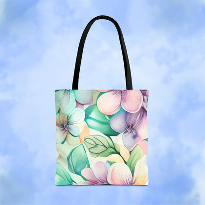 Lush Pastel Florals Tote Bag