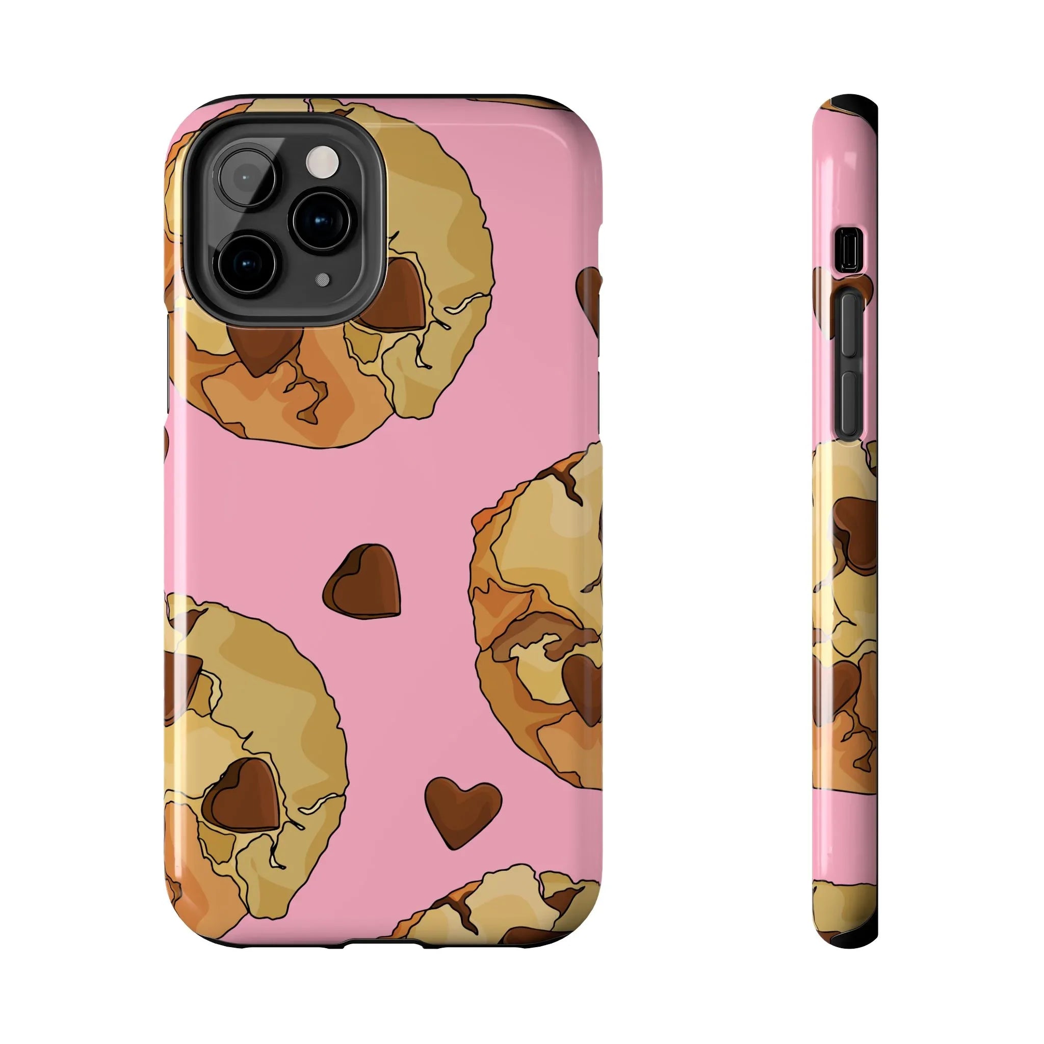 Chocolate Chip Cookies Phone Case (Apple & Android) - Pink Sweetheart