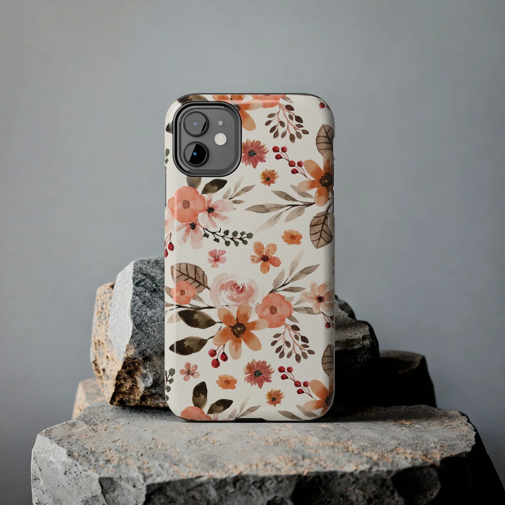 Timeless Vintage Florals Phone Case (Apple & Android) - Pink Sweetheart