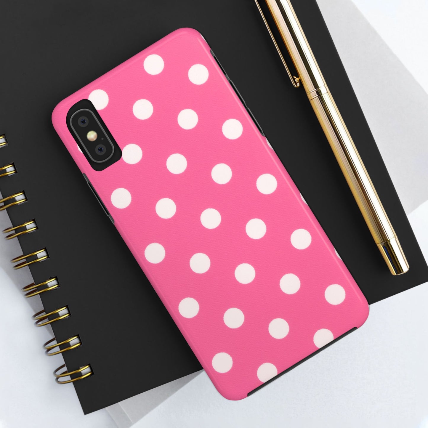 Pink Polka Dot Phone Case