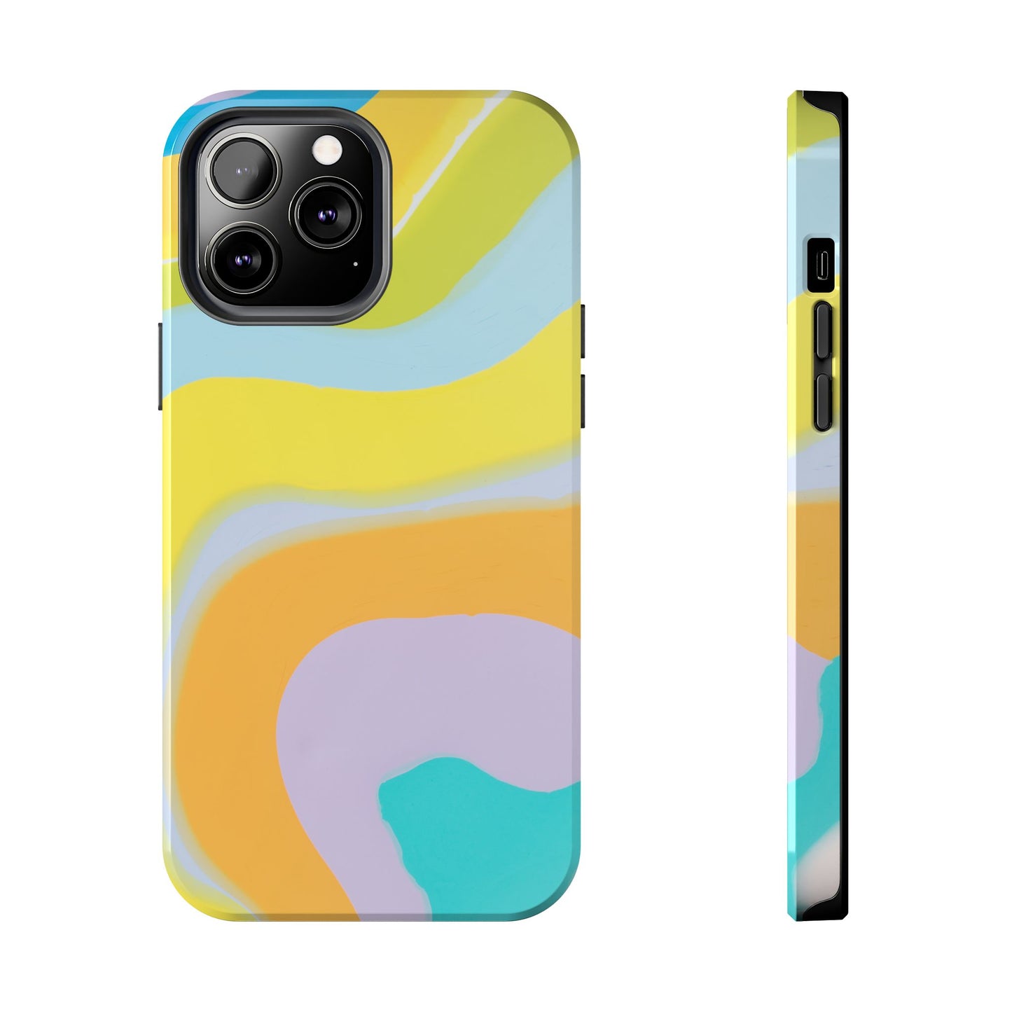 Colorful Pastel Marble Pattern Phone Case