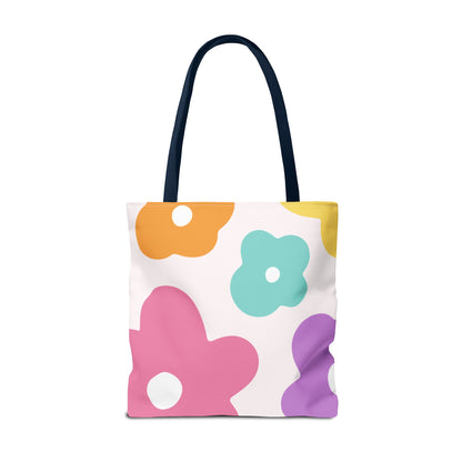 Retro Floral Tote Bag