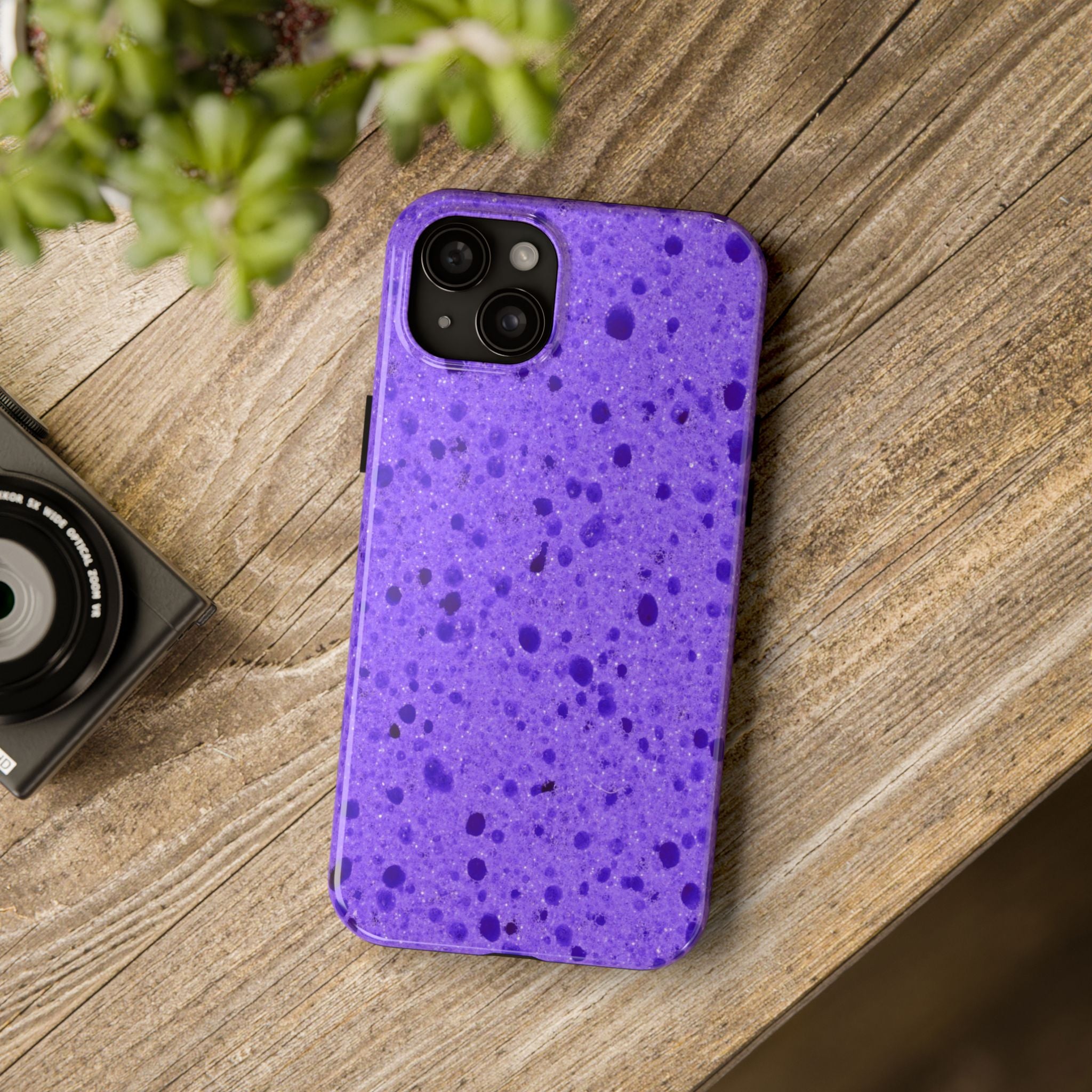 Purple Sponge Phone Case (Apple & Android)