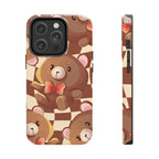 Retro Brown Bear Phone Case (Apple & Android)
